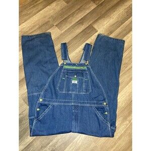 Liberty Overalls Mens 38x30 (29) Denim Bibs Coveralls Carpenter Utility Workwear